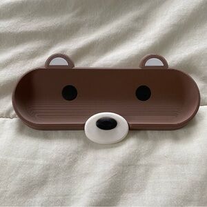 NWOT Brown Bear 3D Printed Glasses Tray